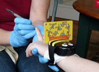 Buzzy can help with Splinters and First Aid